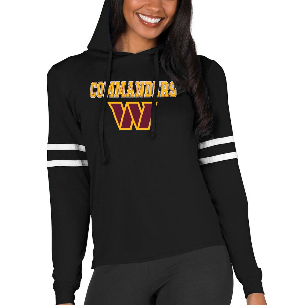 Concepts Sport Women's Marathon Lightweight Lounge Pullover Hoodie - Washington Commanders