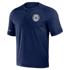 NFL x Darius Rucker Collection Washed Raglan Henley T-Shirt - Dallas Cowboys