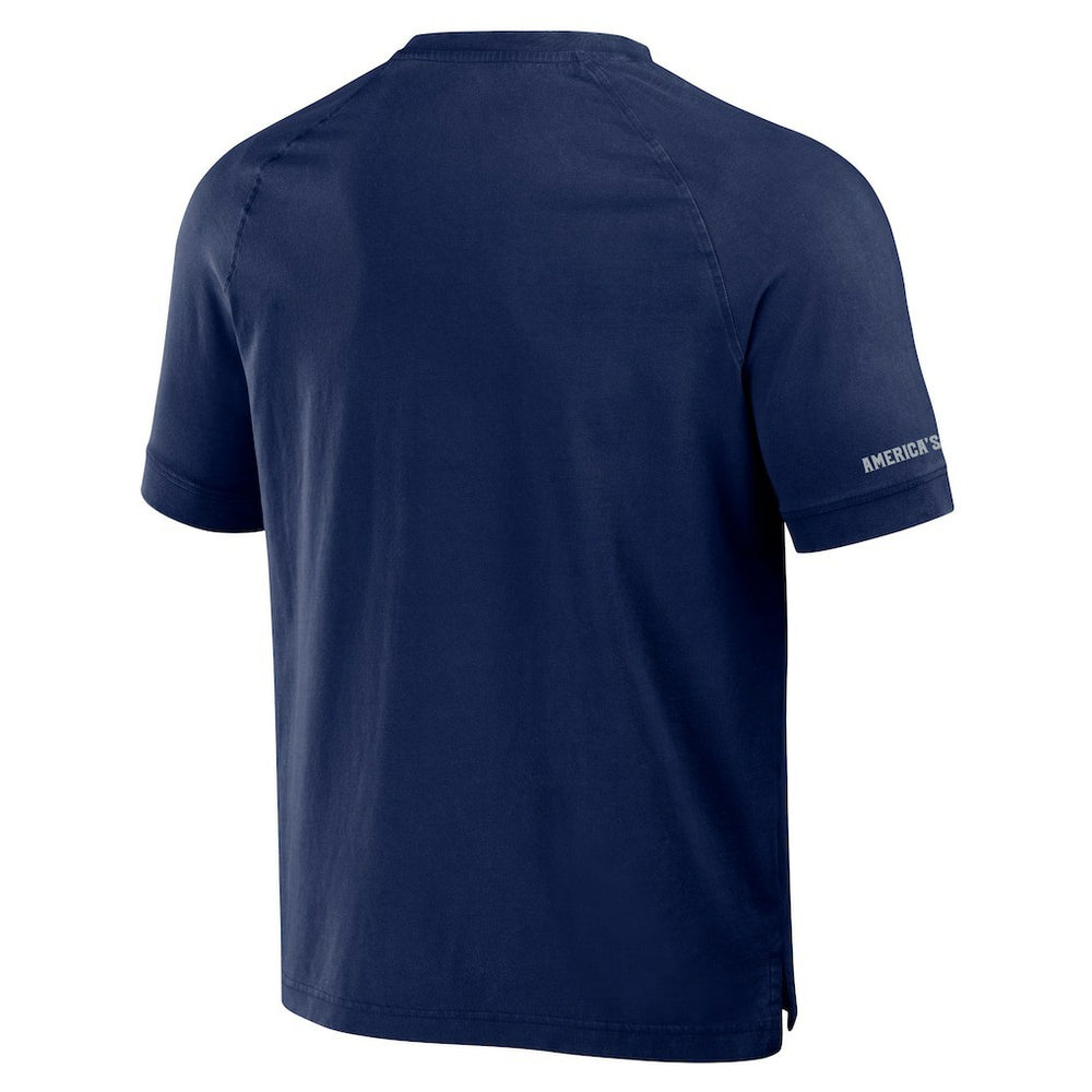 NFL x Darius Rucker Collection Washed Raglan Henley T-Shirt - Dallas Cowboys