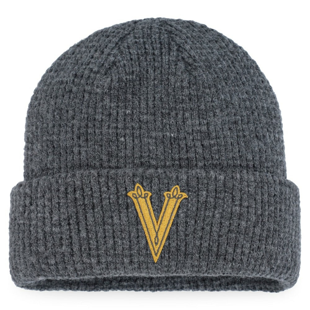 NHL Charcoal Vegas Golden Knights Fanatics 2024 NHL Winter Classic Fisherman Cuffed Knit Hat