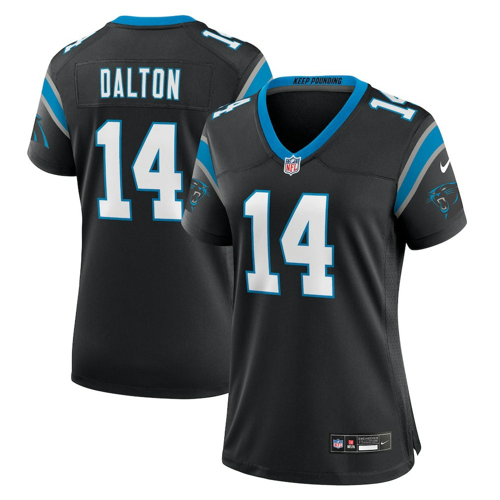 Andy Dalton  Women's Team Game Jersey - Carolina Panthers