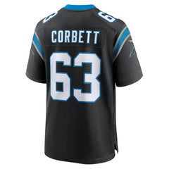 Austin Corbett  Team Game Jersey - Carolina Panthers