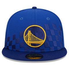 NBA Golden State Warriors Rally Drive Checkerboard 59FIFTY Crown Fitted Hat sale