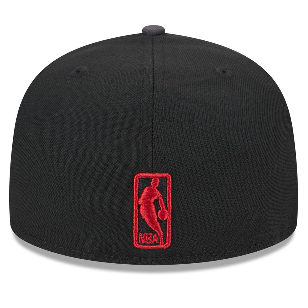 NBA Miami Heat Rally Drive Checkerboard 59FIFTY Crown Fitted Hat