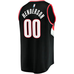 NBA Scoot Henderson Portland Trail Blazers Fast Break Replica Jersey