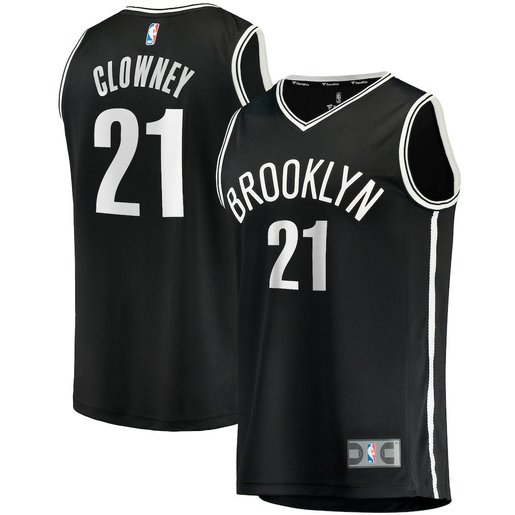 NBA Noah Clowney Brooklyn Nets Fast Break Replica Jersey