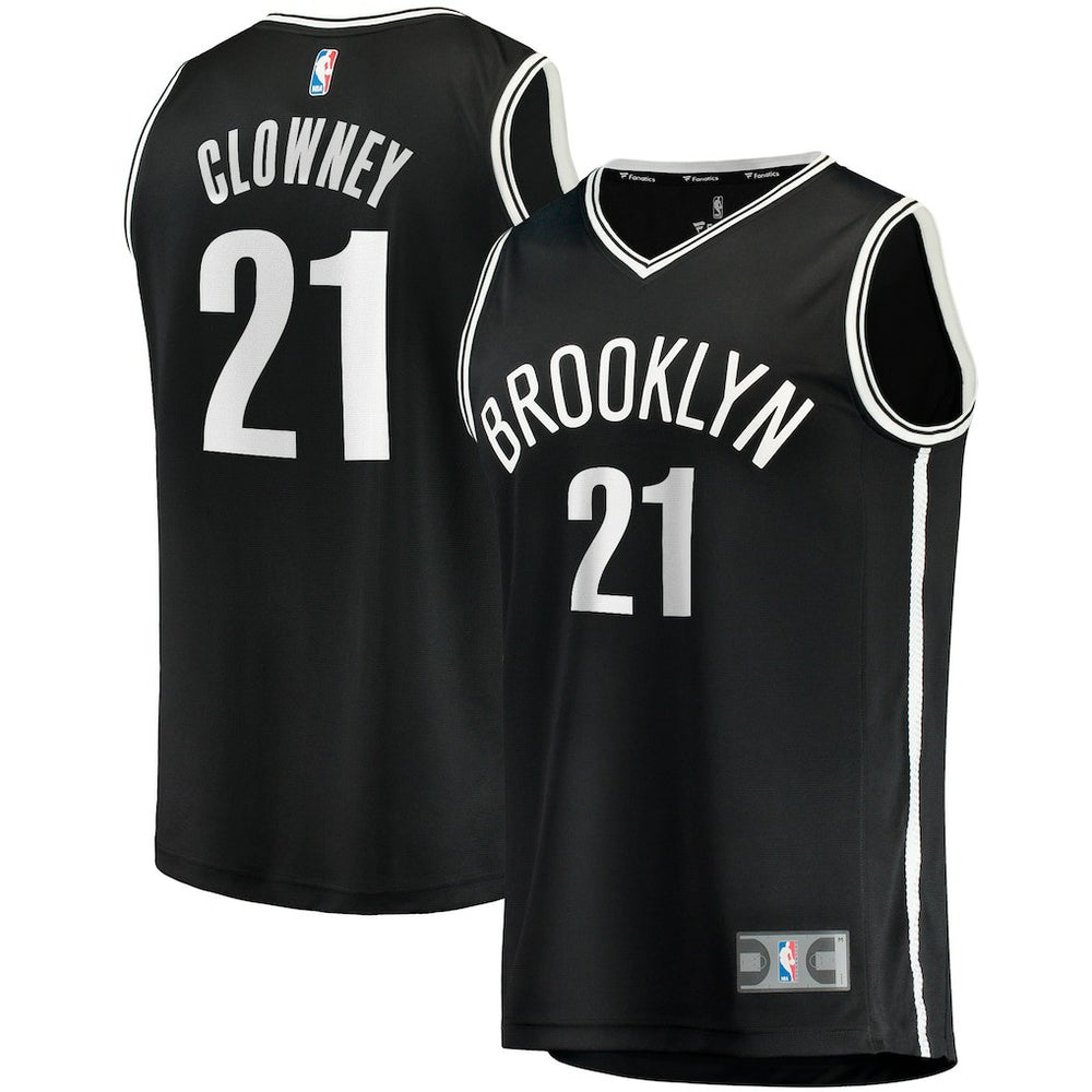 NBA Noah Clowney Brooklyn Nets Fast Break Replica Jersey
