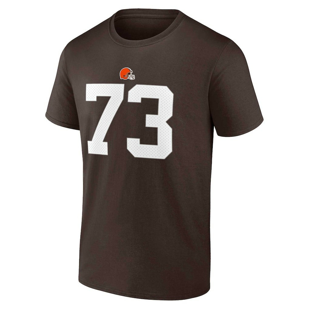 Joe Thomas  Retired Player Icon Name & Number T-Shirt - Cleveland Browns