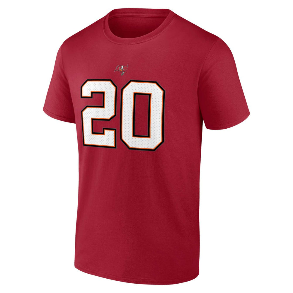 Ronde Barber  Retired Player Icon Name & Number T-Shirt - Tampa Bay Buccaneers