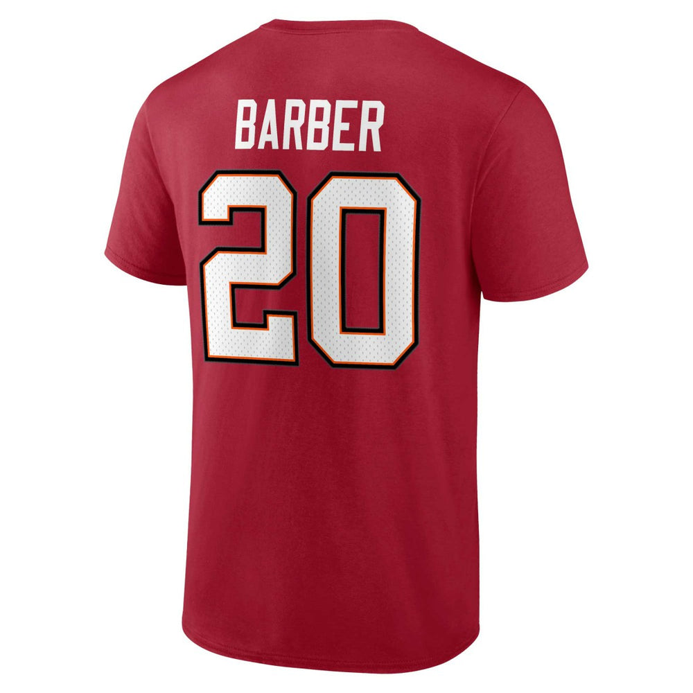 Ronde Barber  Retired Player Icon Name & Number T-Shirt - Tampa Bay Buccaneers