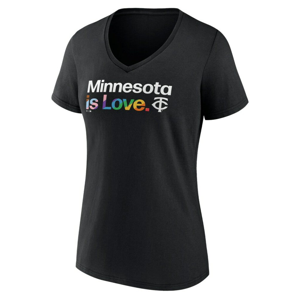 MLB Minnesota Twins Women's City Pride V-Neck T-Shirt
