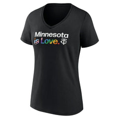 MLB Minnesota Twins Women's City Pride V-Neck T-Shirt