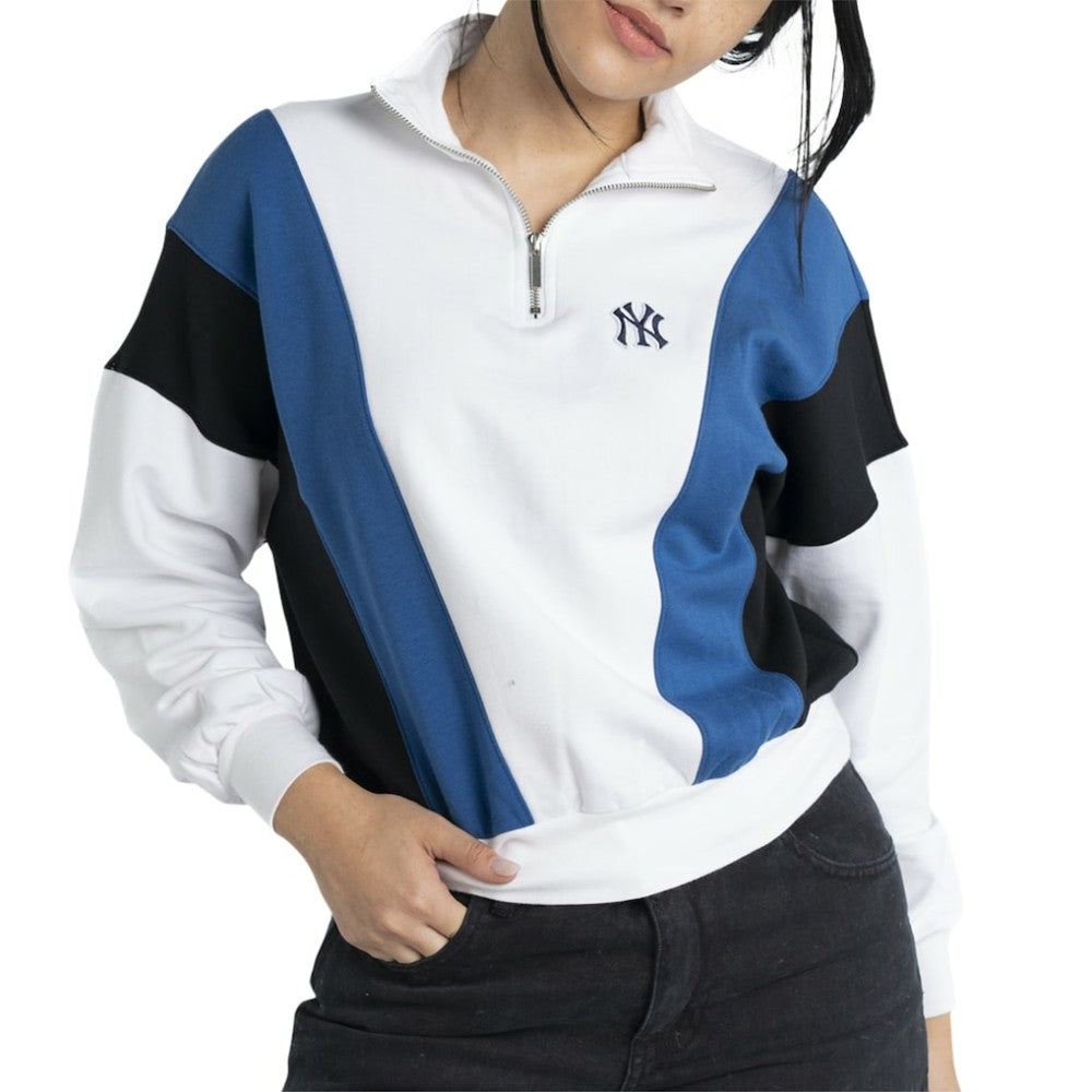 MLB New York Yankees Lusso Women's Malia Quarter-Zip Sweatshirt