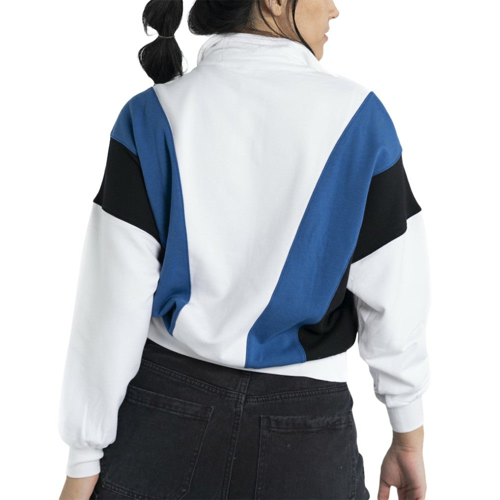 MLB New York Yankees Lusso Women's Malia Quarter-Zip Sweatshirt