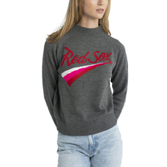 MLB Boston Red Sox Lusso Women's Serena Raglan Pullover Sweater