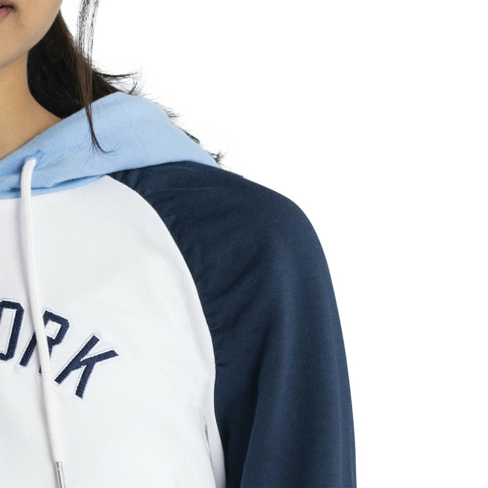 MLB New York Yankees Lusso Women's Marlowe Tri-Blend Raglan Pullover Hoodie