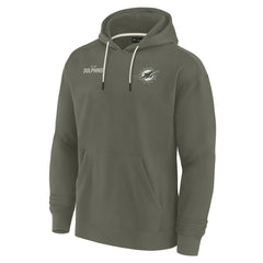 Unisex Elements Super Soft Fleece Pullover Hoodie - Miami Dolphins