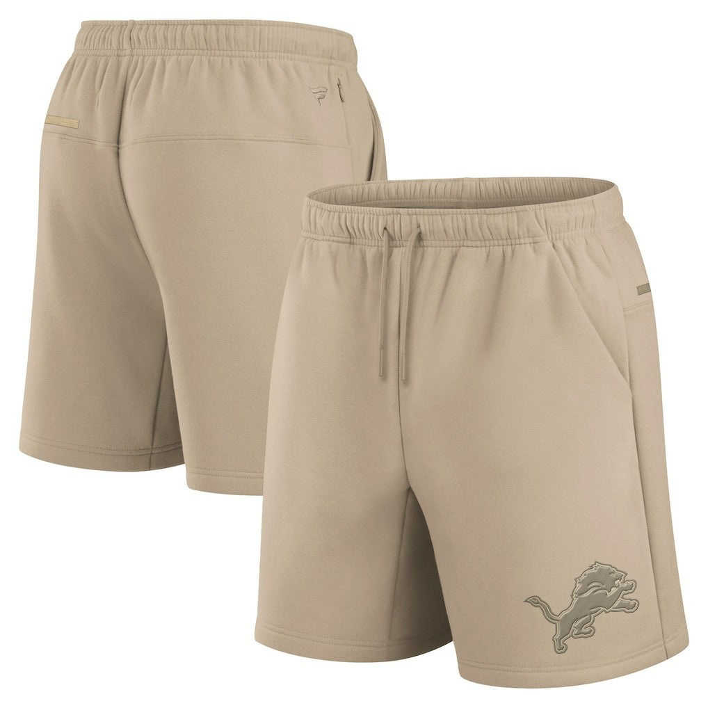 Unisex Elements Super Soft Fleece Shorts - Detroit Lions