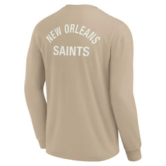 Unisex Elements Super Soft Long Sleeve T-Shirt - New Orleans Saints