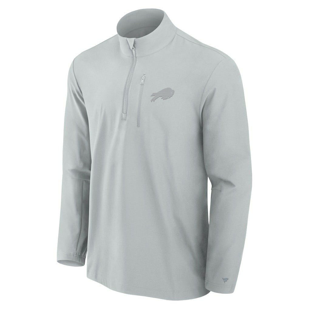 Front Office Micro Tonal Quarter-Zip Pullover - Buffalo Bills