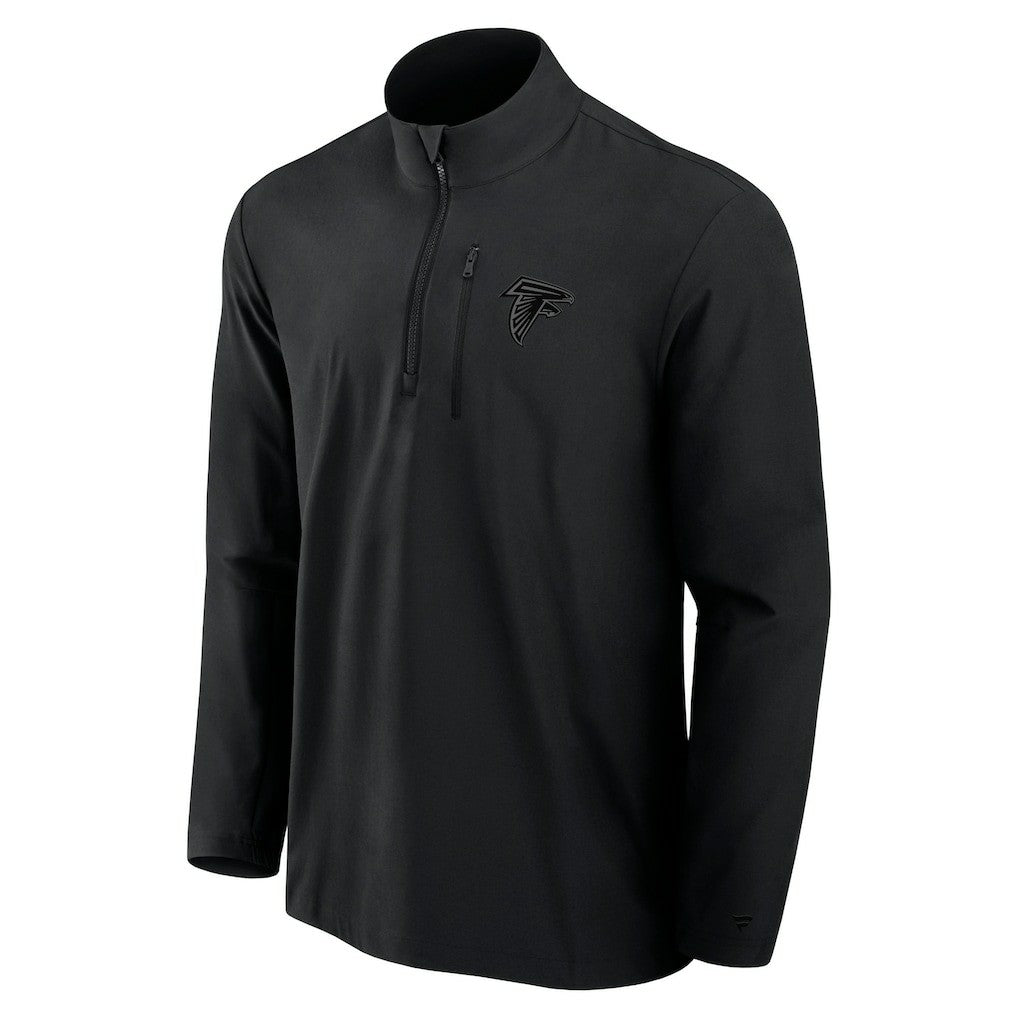 Front Office Micro Tonal Quarter-Zip Pullover - Atlanta Falcons