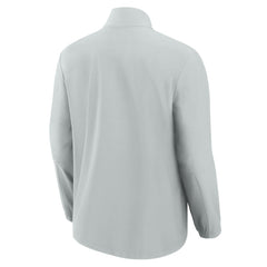 Front Office Micro Tonal Quarter-Zip Pullover - Detroit Lions
