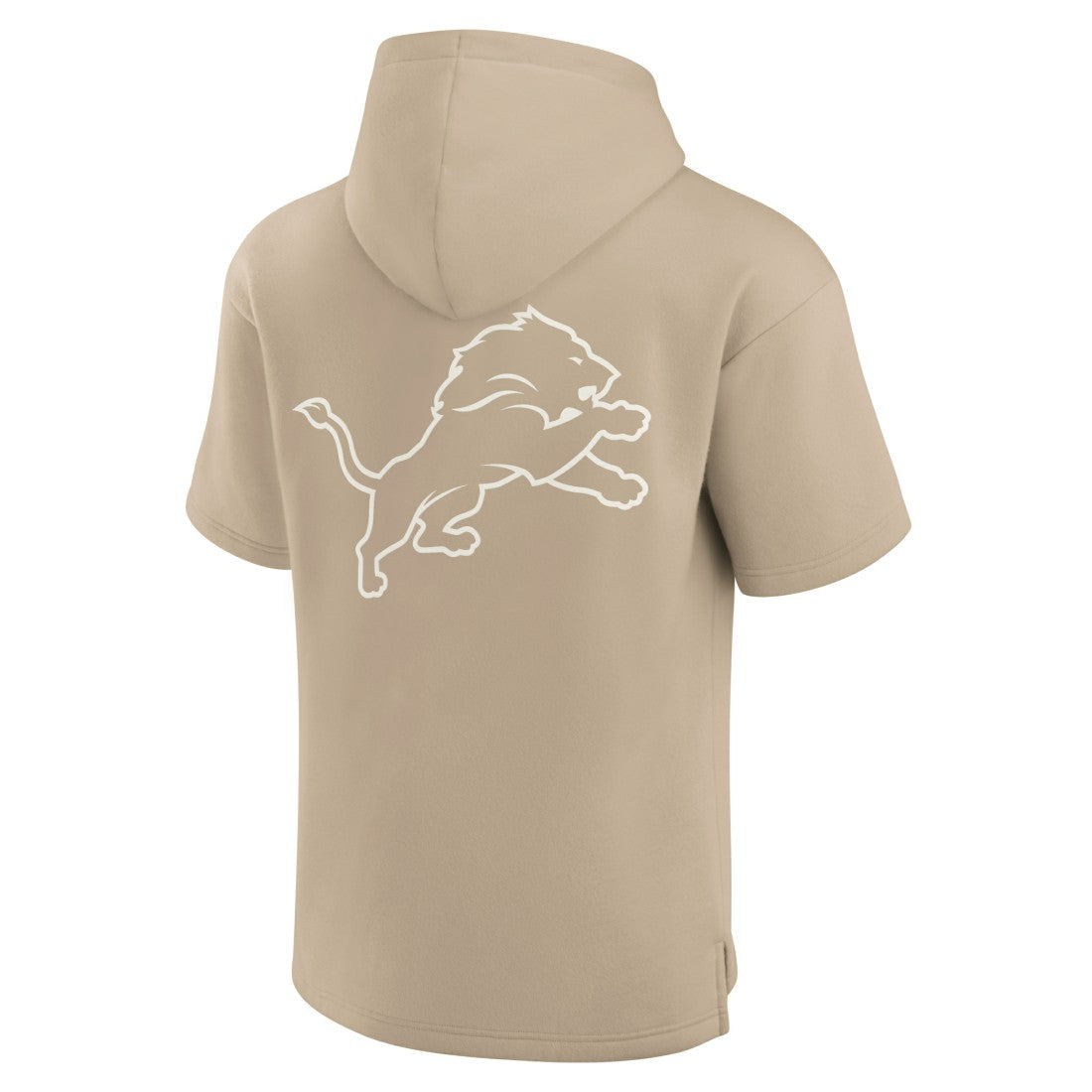 Unisex Elements Super Soft Fleece Short Sleeve Pullover Hoodie - Detroit Lions