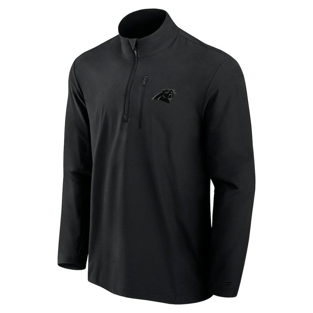 Front Office Micro Tonal Quarter-Zip Pullover - Carolina Panthers