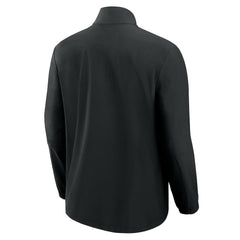 Front Office Micro Tonal Quarter-Zip Pullover - Carolina Panthers