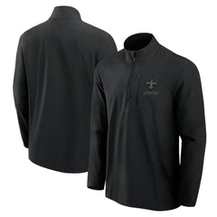 Front Office Micro Tonal Quarter-Zip Pullover - New Orleans Saints