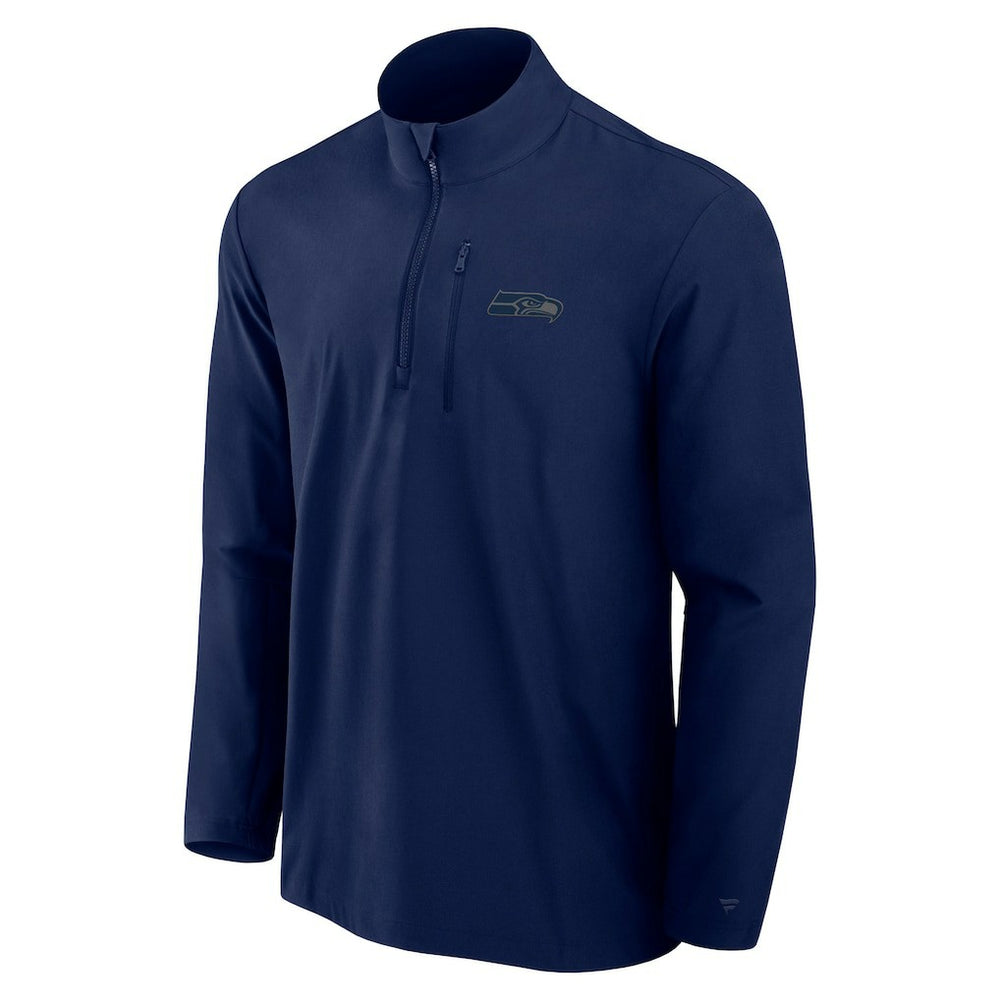 Front Office Micro Tonal Quarter-Zip Pullover - Seattle Seahawks