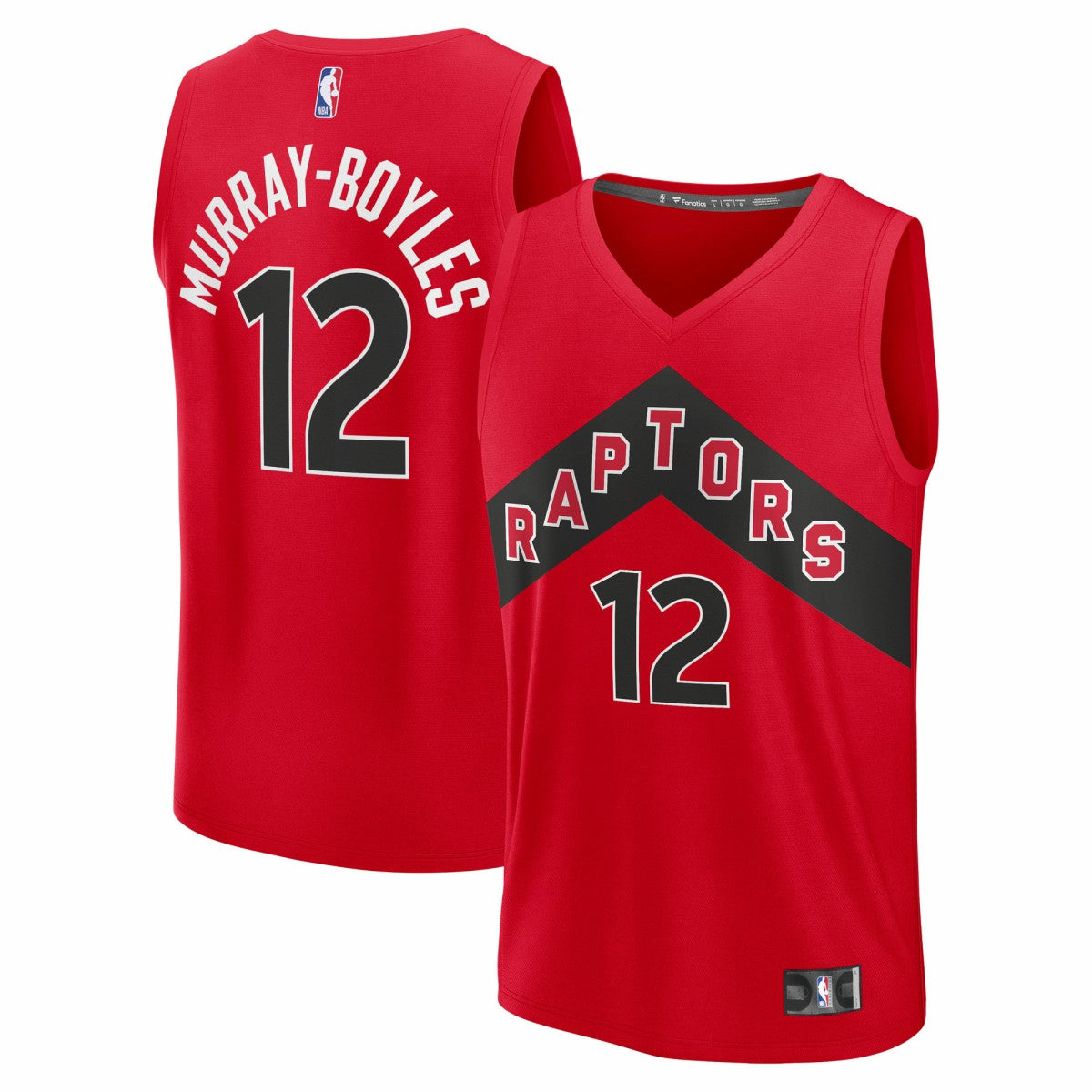 NBA Collin Murray-Boyles Toronto Raptors 2025 NBA Draft First Round Pick Fast Break Replica Jersey