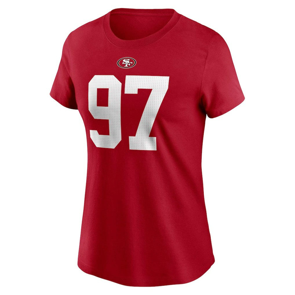 Nick Bosa  Women's Player Name & Number T-Shirt - San Francisco 49ers
