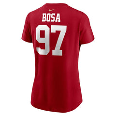 Nick Bosa  Women's Player Name & Number T-Shirt - San Francisco 49ers