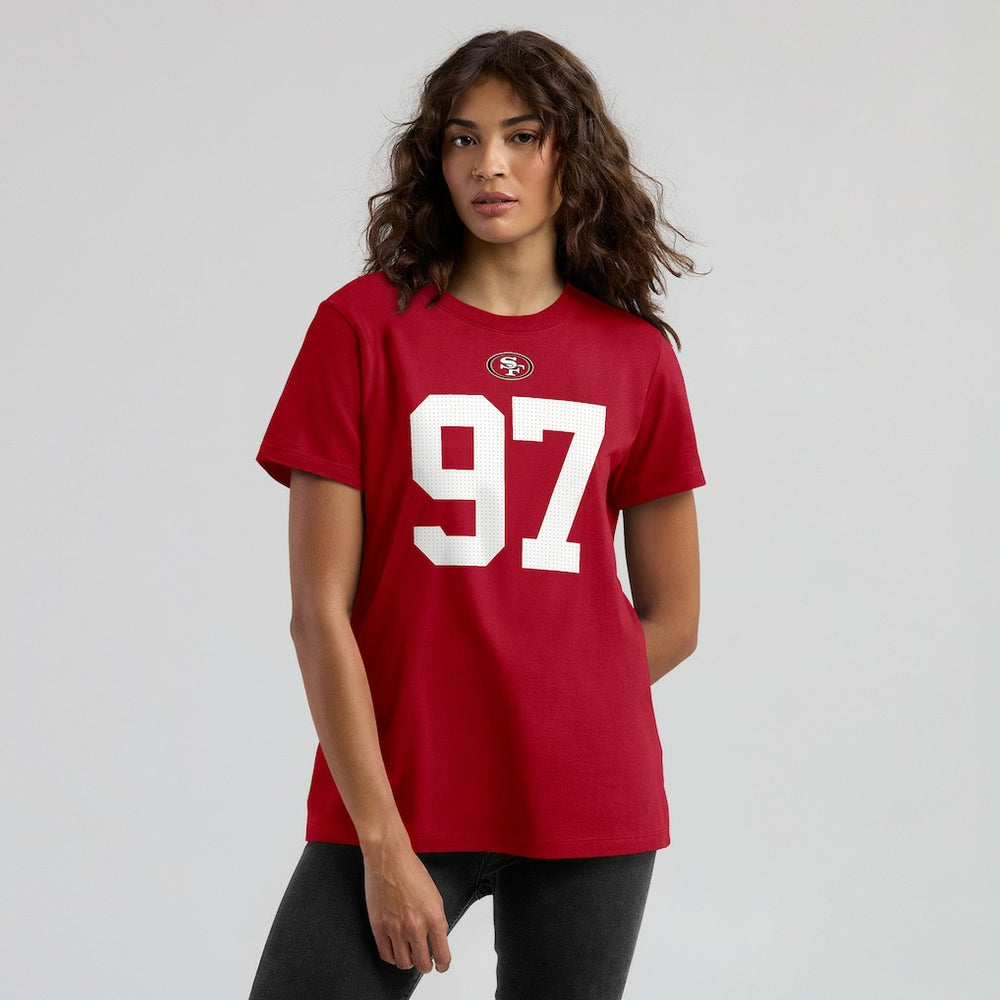 Nick Bosa  Women's Player Name & Number T-Shirt - San Francisco 49ers