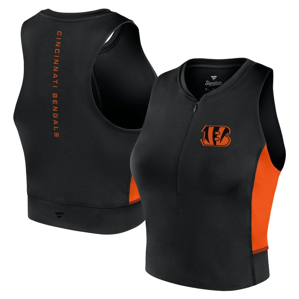 Women's Studio Fitted Gym Tank Top - Cincinnati Bengals
