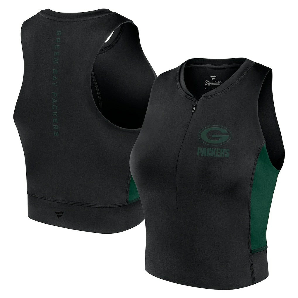 Women's Studio Fitted Gym Tank Top - Green Bay Packers