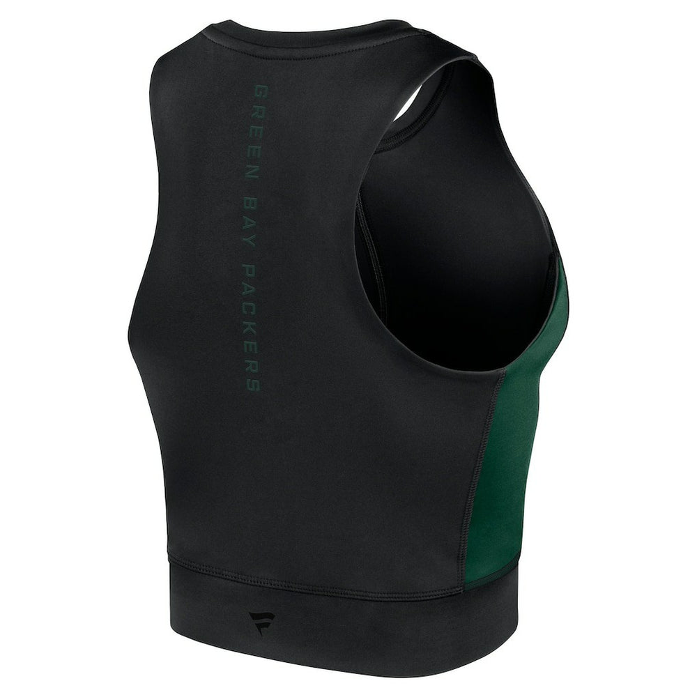 Women's Studio Fitted Gym Tank Top - Green Bay Packers