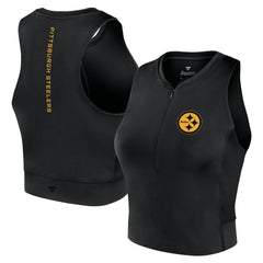 Women's Studio Fitted Gym Tank Top - Pittsburgh Steelers