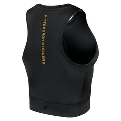 Women's Studio Fitted Gym Tank Top - Pittsburgh Steelers