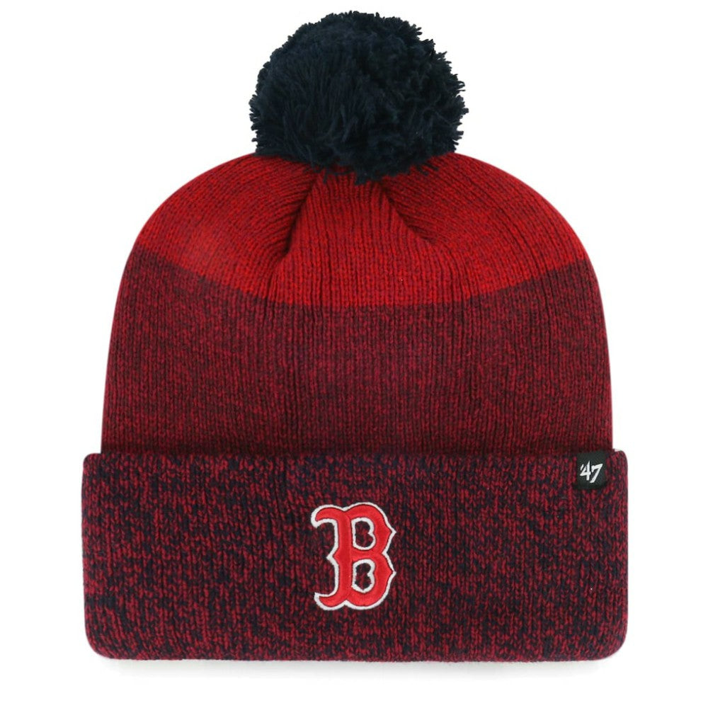 MLB Boston Red Sox '47 Darkfreeze Cuffed Knit Hat with Pom