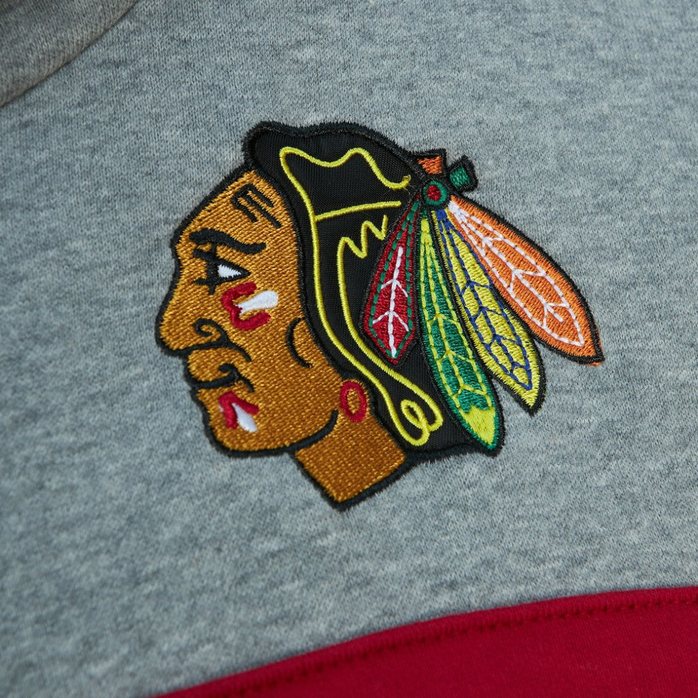 NHL Black/Gray Chicago Blackhawks Head Coach Pullover Hoodie