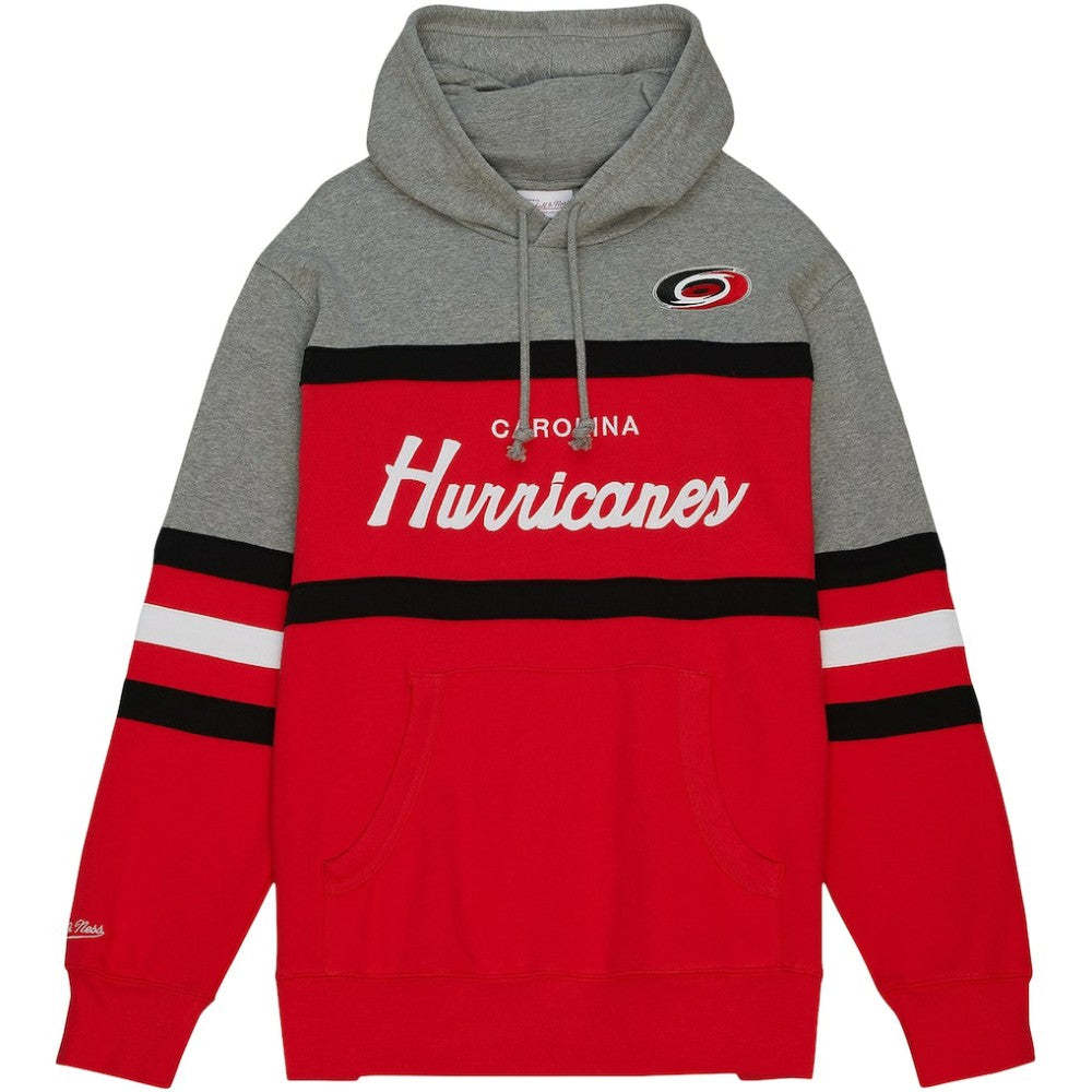 NHL Red/Gray Carolina Hurricanes Head Coach Pullover Hoodie