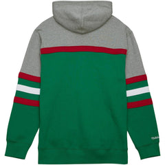 NHL Green/Gray Minnesota Wild Head Coach Pullover Hoodie