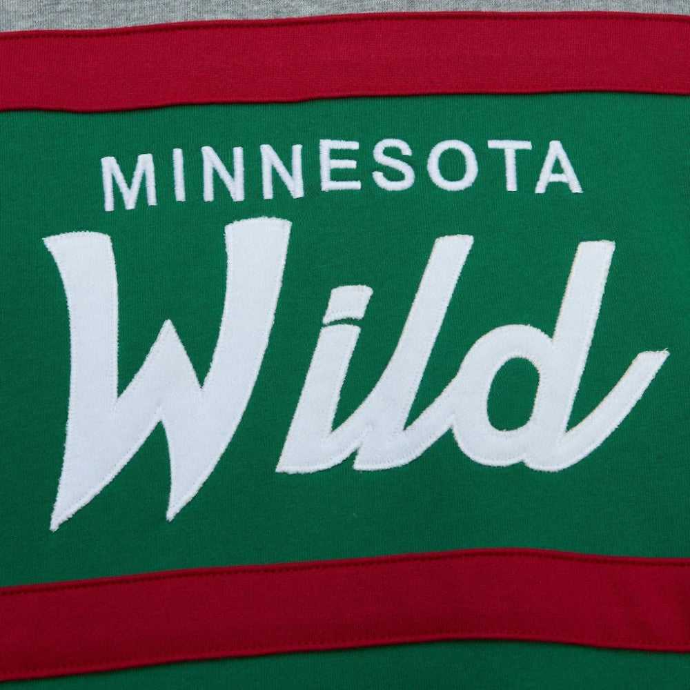 NHL Green/Gray Minnesota Wild Head Coach Pullover Hoodie