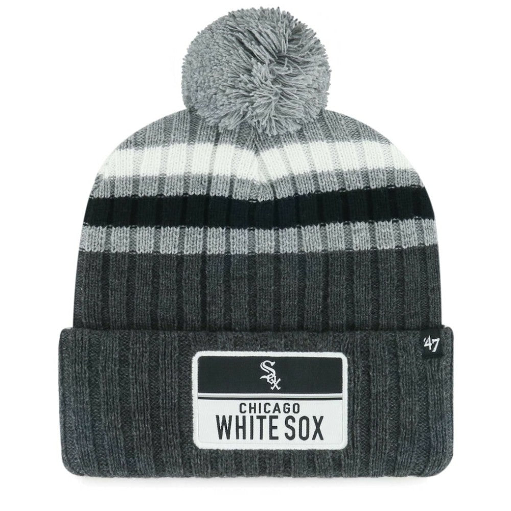 MLB Chicago White Sox '47 Stack Cuffed Knit Hat with Pom
