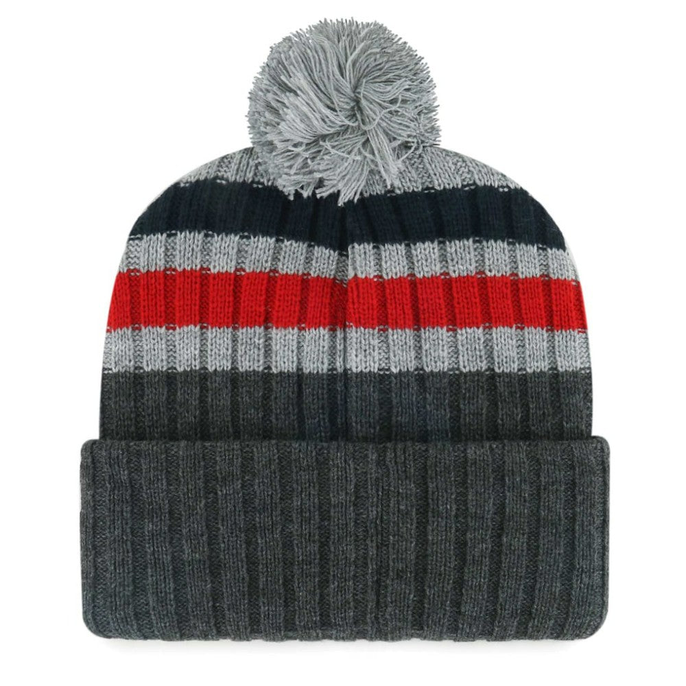MLB Washington Nationals '47 Stack Cuffed Knit Hat with Pom
