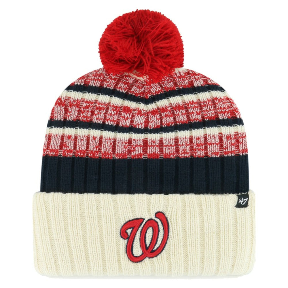 MLB Washington Nationals '47 Tavern Cuffed Knit Hat with Pom