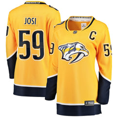 NHL Gold Roman Josi Nashville Predators Fanatics Women's Home Breakaway Player Jersey
