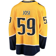 NHL Gold Roman Josi Nashville Predators Fanatics Home Breakaway Jersey